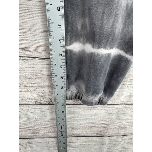 Lucky Brand Tie Dye Jogger Sweatpants Womens Small Gray White Chill at Home - Picture 12 of 12